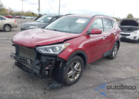 2018 Hyundai Santa Fe Sport 2.4L from USA, damaged, VIN 5XYZU3LB4JG500071